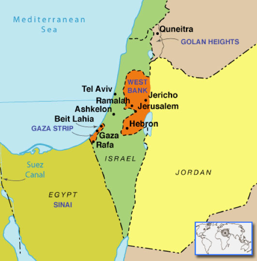 Map of Mid East